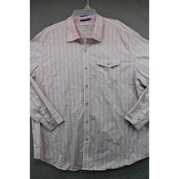 Tommy Bahama Men's Island Crafted-Island Modern Fit Shirt-XXL-100% Cotton - Picture 7 of 9